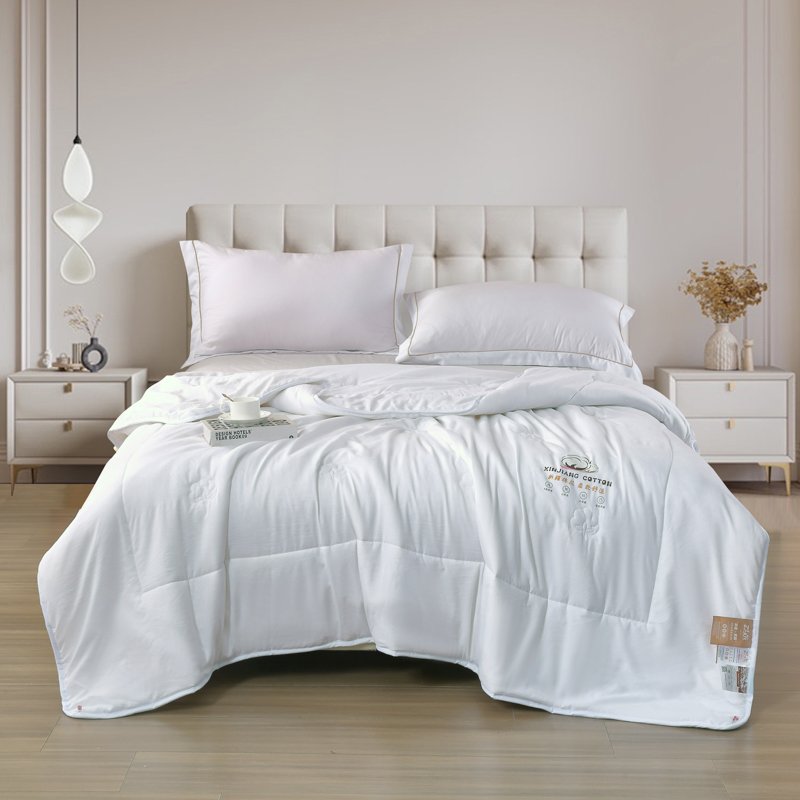 紫韵新疆棉花被200*230CM   单位：（床） 白色 白色